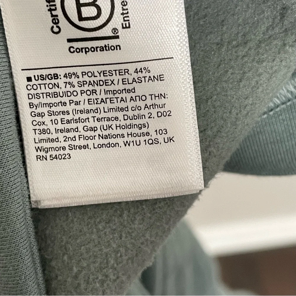Athleta Moto Jacket Sweatshirt Knit Fleece Lined Zipper Pockets Minimalist Green